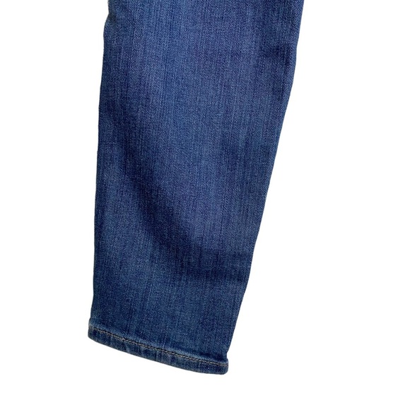 Lucky Brand Meadowood Moto Jeans Low Rise Skinny Zipper Detail Blue 0 25 - Picture 9 of 16